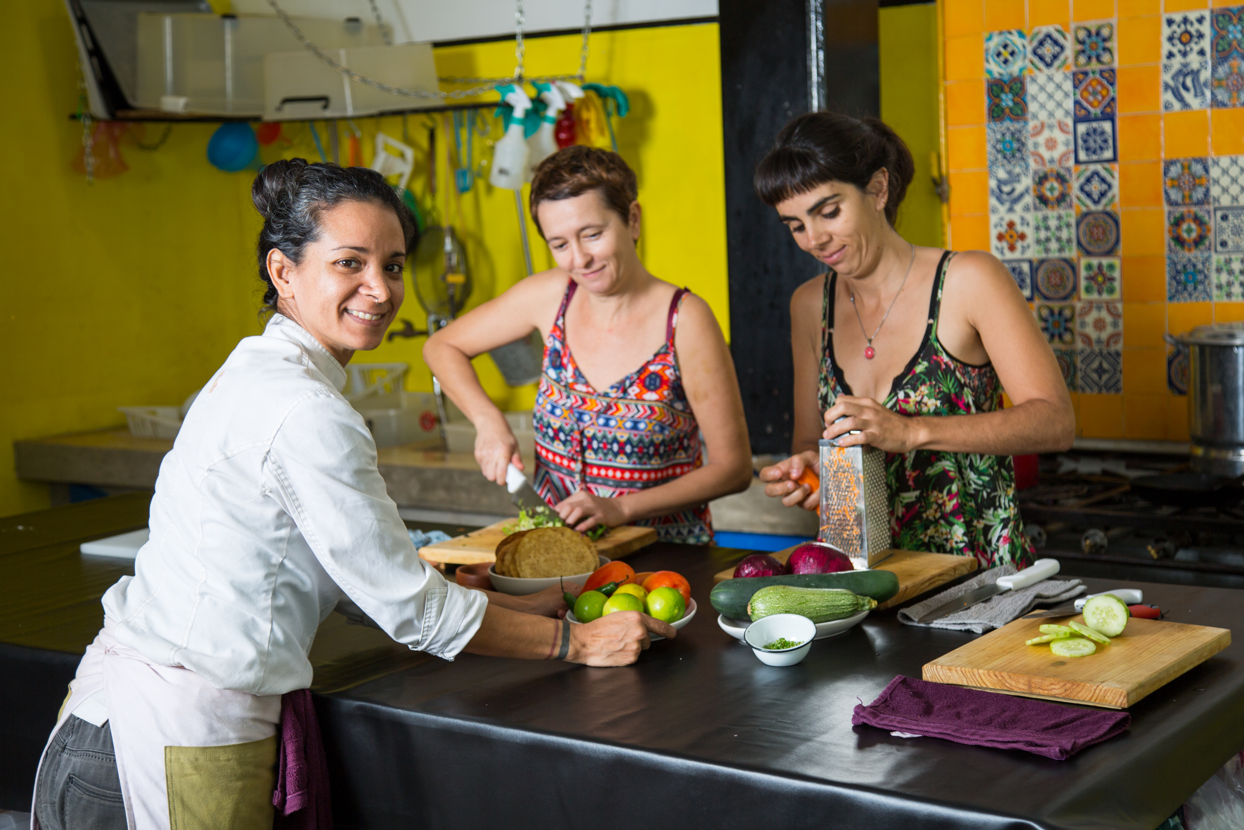 Curso de cocina y de español